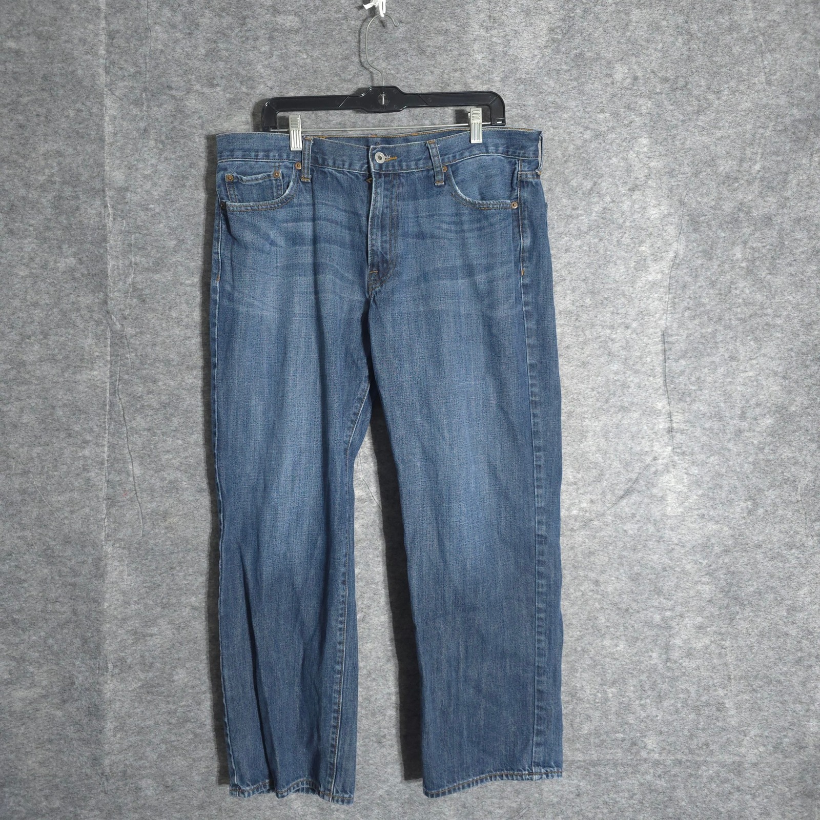 Lucky Brand Jeans Mens 36x29 Blue American Standard 101 Straight Leg Denim Short
